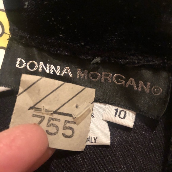 Long Black Cocktail Dress - Picture 4 of 5